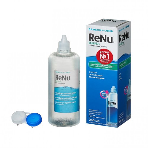 Раствор для линз RENU MULTIPLUS (240 мл) (распродажа)