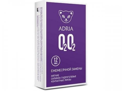 Контактные линзы ADRIA О2О2 (12 шт.)