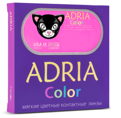 Цветные контактные линзы ADRIA COLOR 3 TONE (2 шт.) Цвет Amethyst Опт. сила 0.00 распродажа