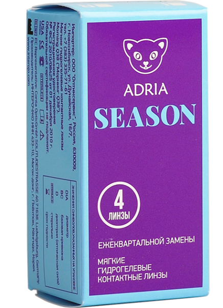 Контактные линзы ADRIA SEASON (4 шт.)